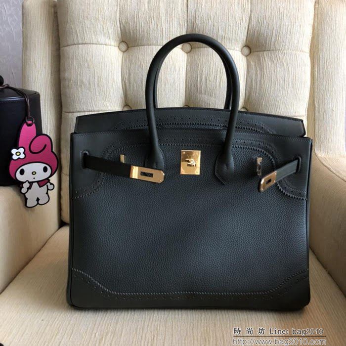 HERMES愛馬仕 Birkin鉑金包 頂級蕾絲拼接皮 時尚風格手提包  Ama1055